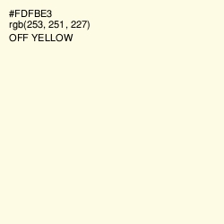 #FDFBE3 - Off Yellow Color Image